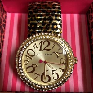 Betsy Johnson large face watch